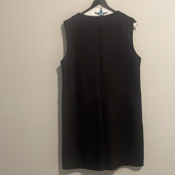 Hyfve size Large faux suede like black dress - Picture 4 of 8